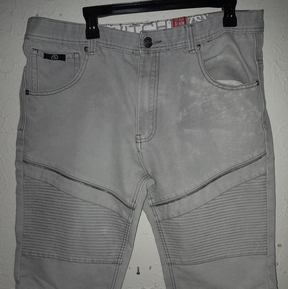 Gray Jean Shorts with Modern Style
